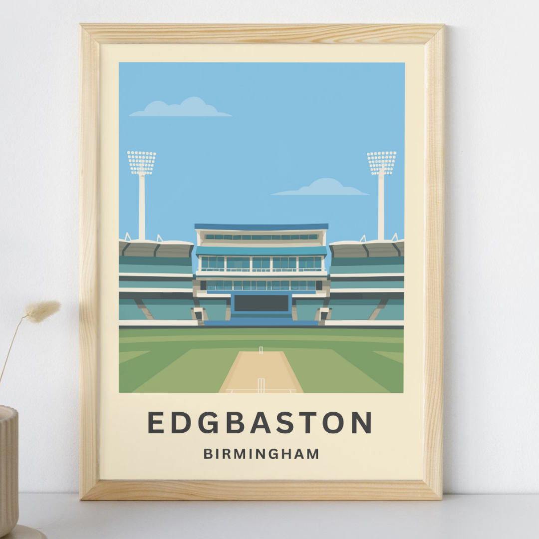 Edgbaston Cricket Ground Poster Art Print