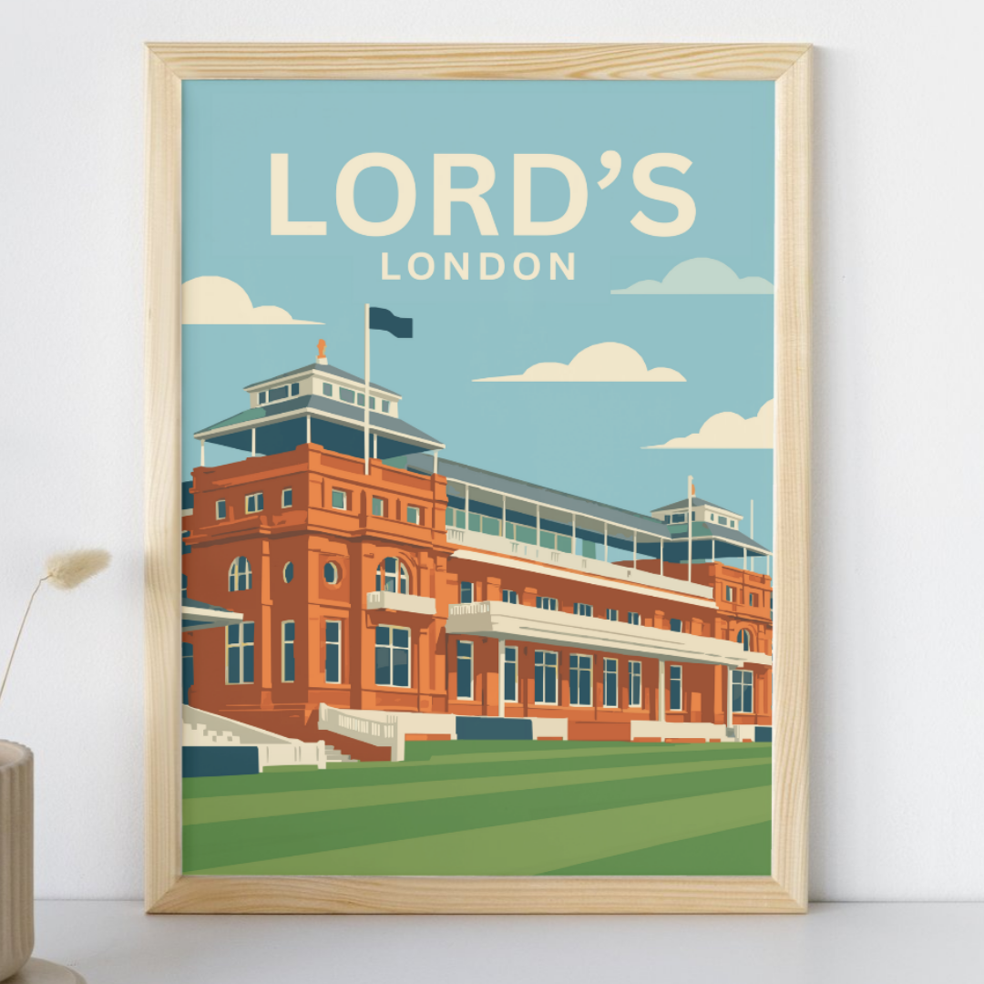 Lord's London Cricket Poster Art Print