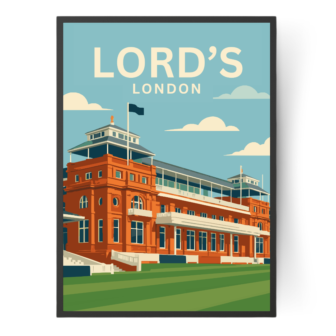 Lord's London Cricket Poster Art Print