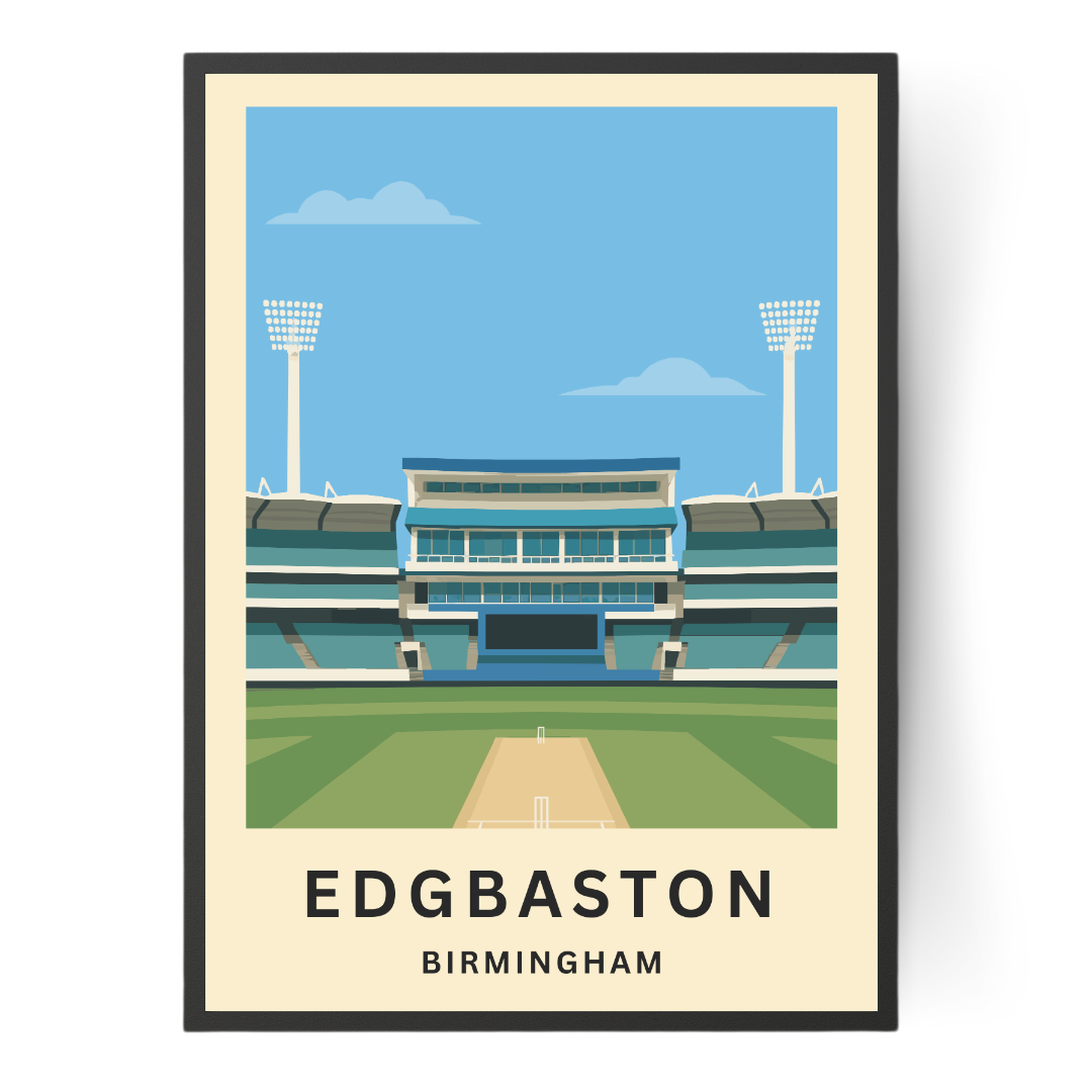 Edgbaston Cricket Ground Poster Art Print