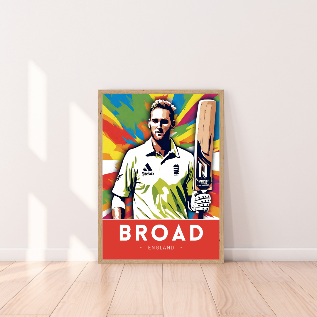 Stuart Broad | Pop Art Poster