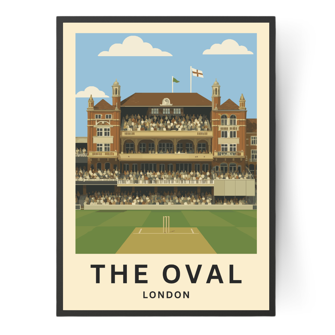 The Oval Cricket Ground Poster Art Print