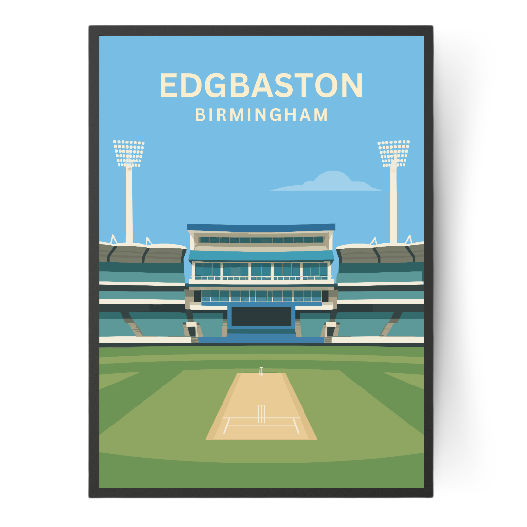 Edgebaston Cricket Ground Poster Borderless Wall Print