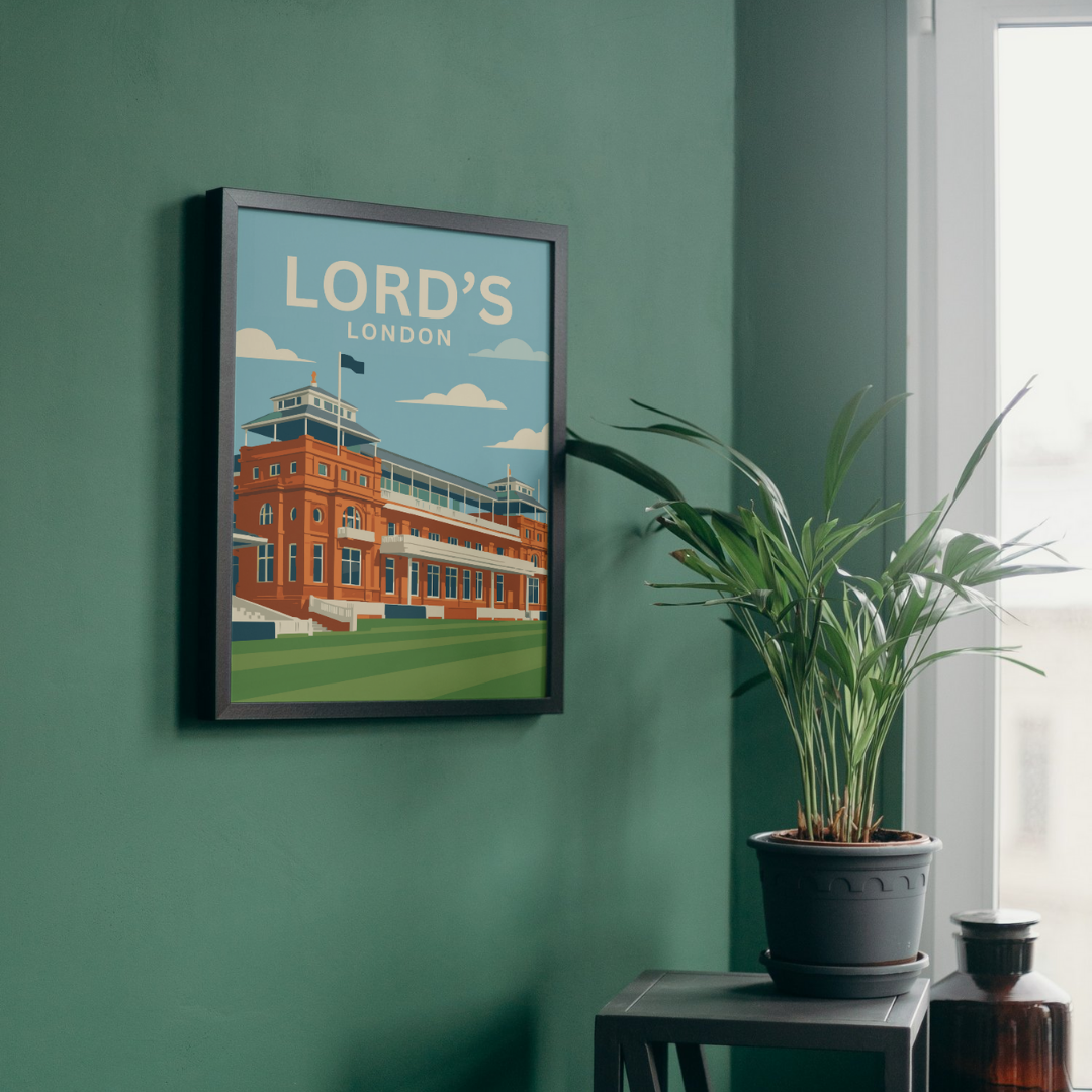 Lord's London Cricket Poster Art Print
