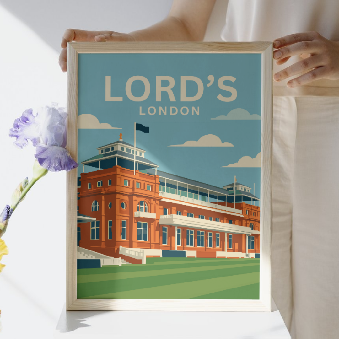 Lord's London Cricket Poster Art Print