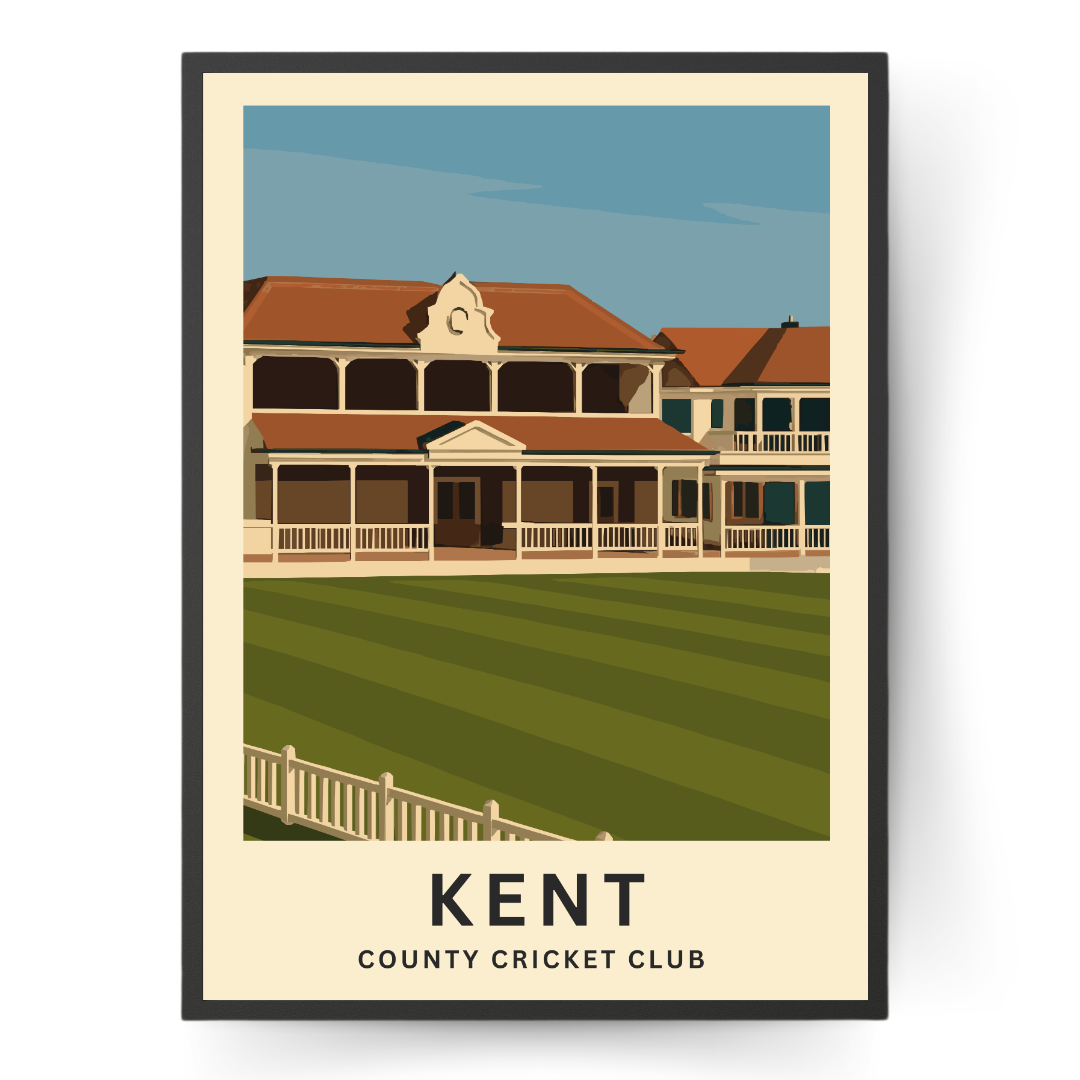 Kent Cricket Ground Poster Art Print