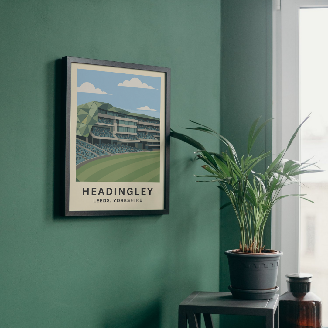 Headingley Cricket Stadium Poster Art Print