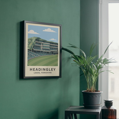 Headingley Cricket Stadium Poster Art Print