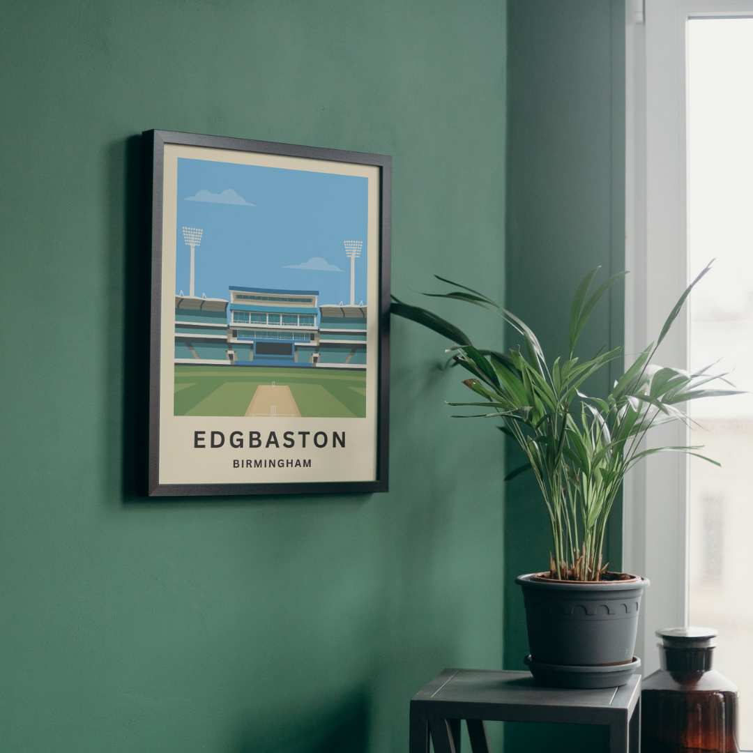 Edgbaston Cricket Ground Poster Art Print
