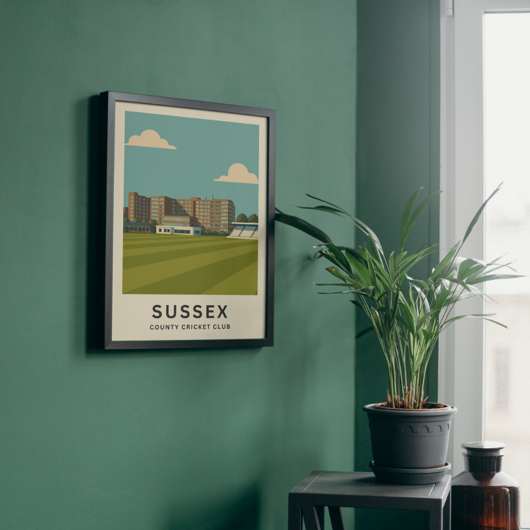 Sussex Cricket Ground Poster Art Print