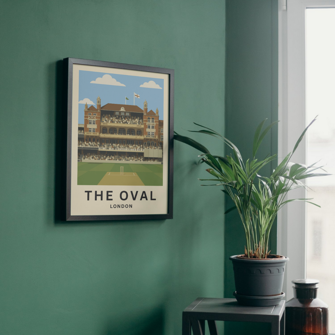 The Oval Cricket Ground Poster Art Print