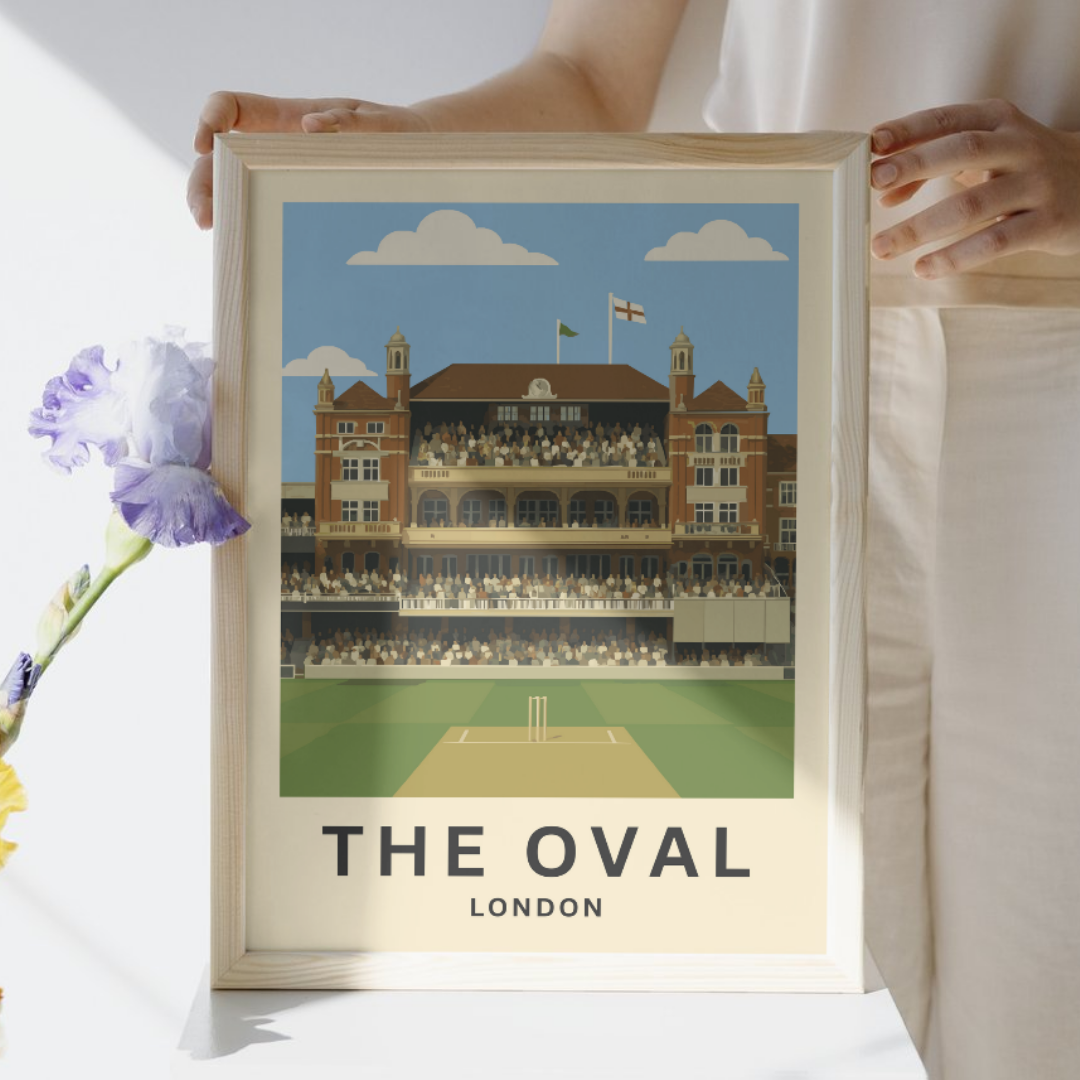 The Oval Cricket Ground Poster Art Print