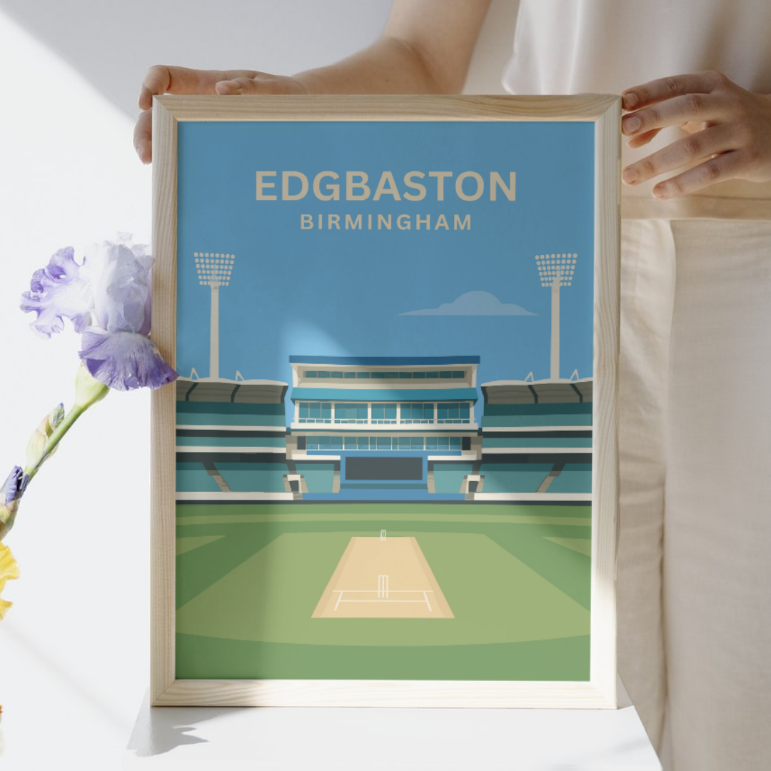 Edgebaston Cricket Ground Poster Borderless Wall Print